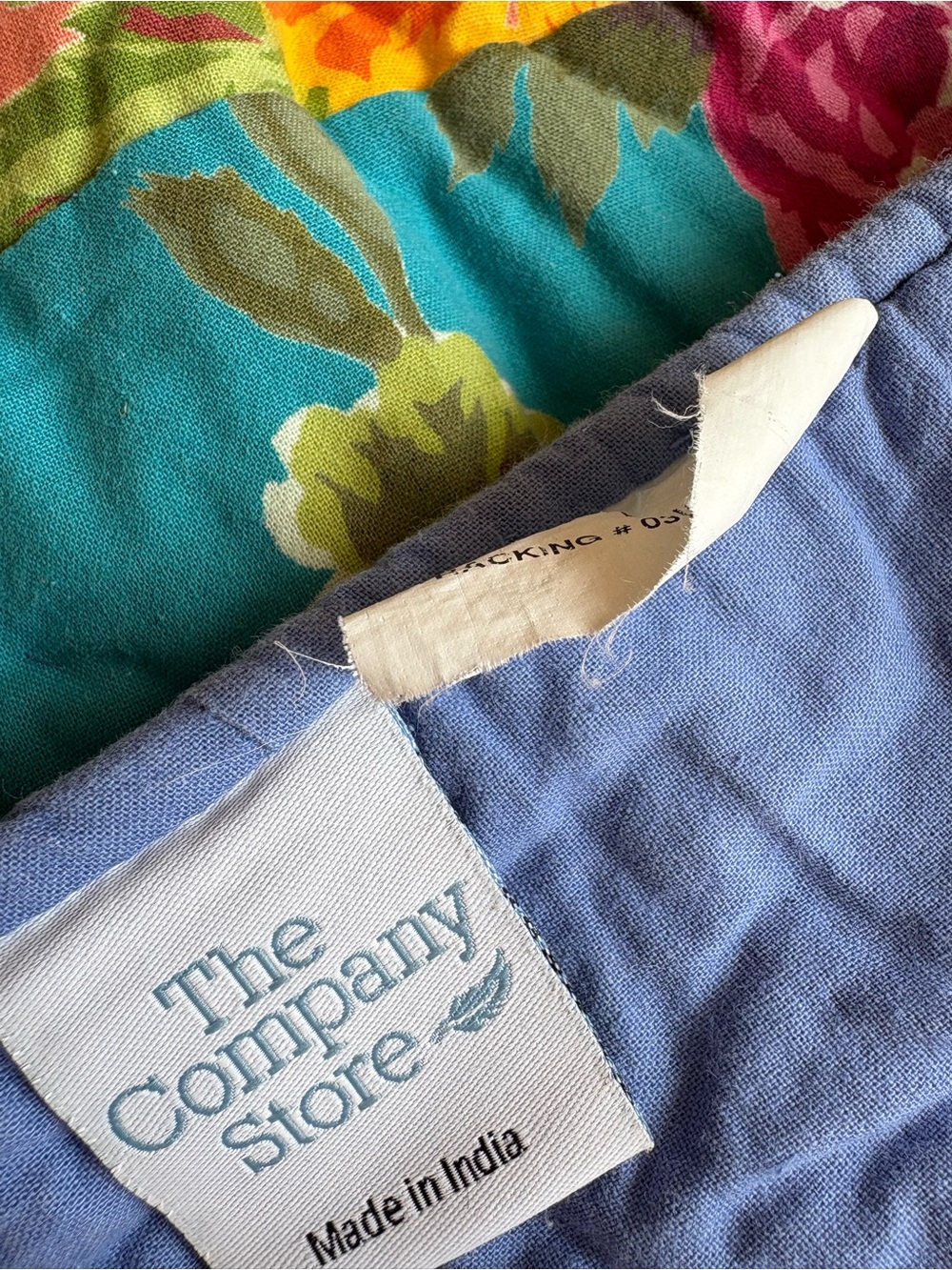The Company Store king size patchwork quilt - Picture 6 of 12